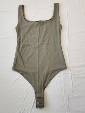 One-Piece Bodysuit in Olive Green NEW WITH TAGS
